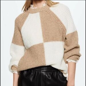 Color block sweater